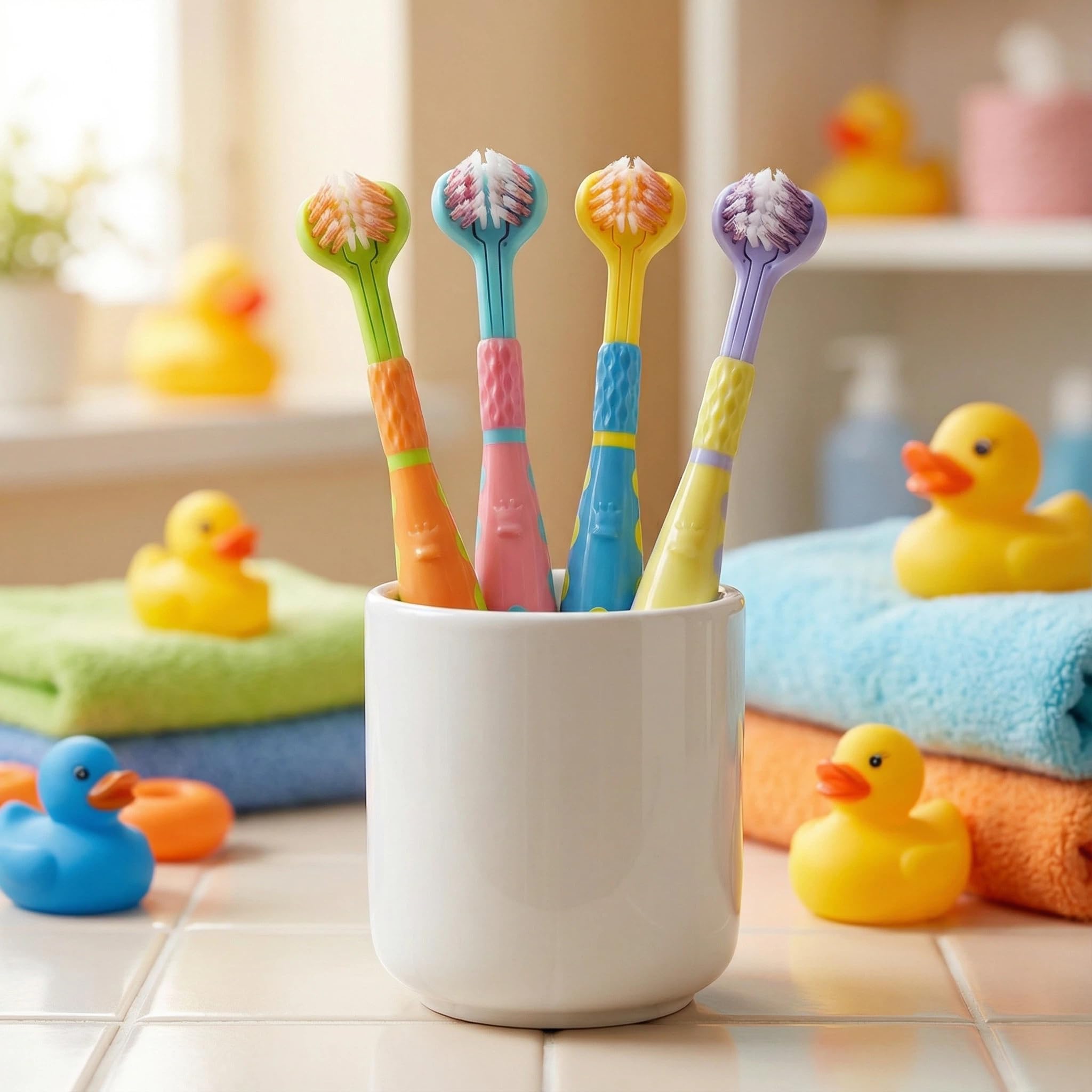 Brosse Lnncdsc enfant 3-12 ans, ergonomie facilitant l'apprentissage.