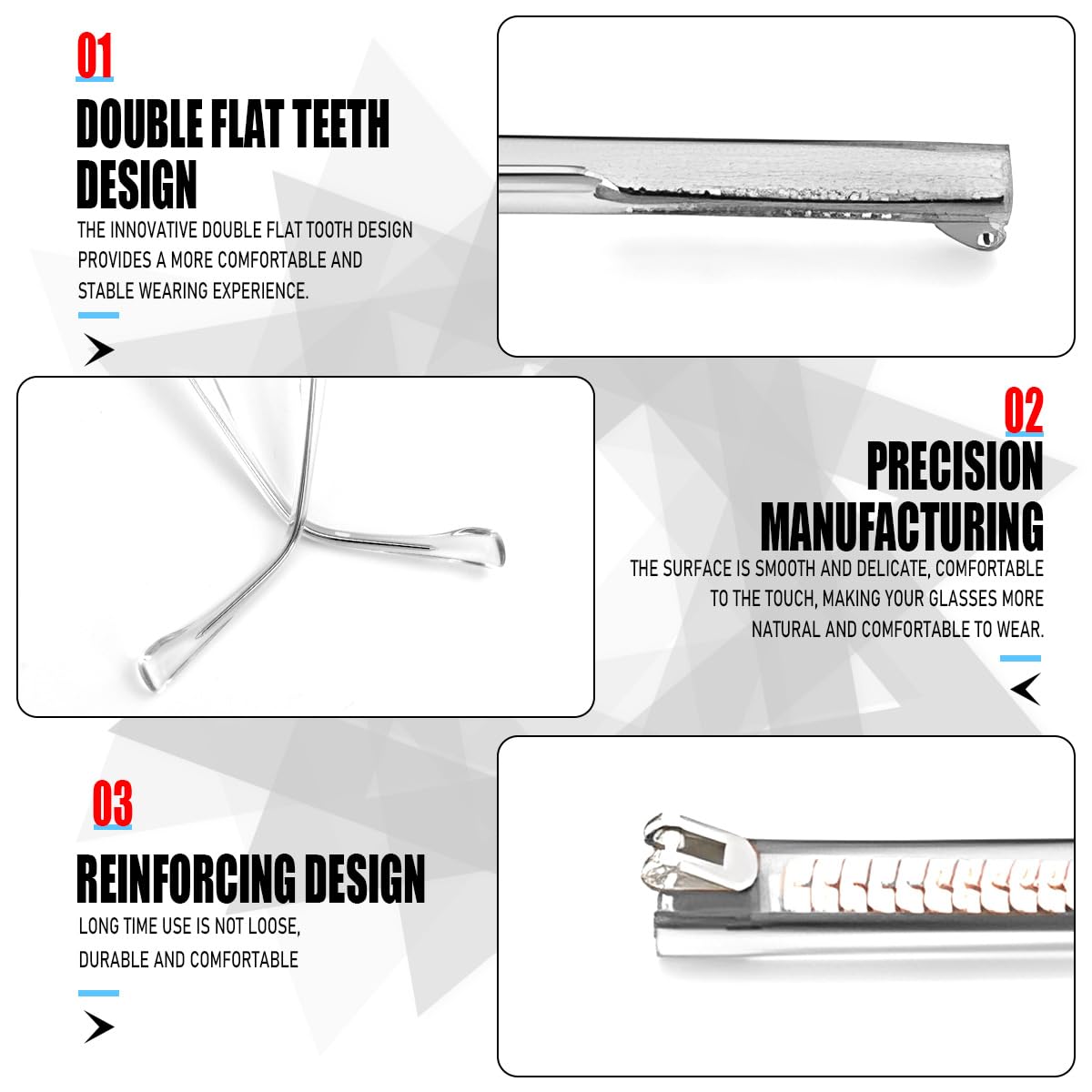 LNQ LUNIQI armature remplacement lunettes métal-confort, léger et sans pression.