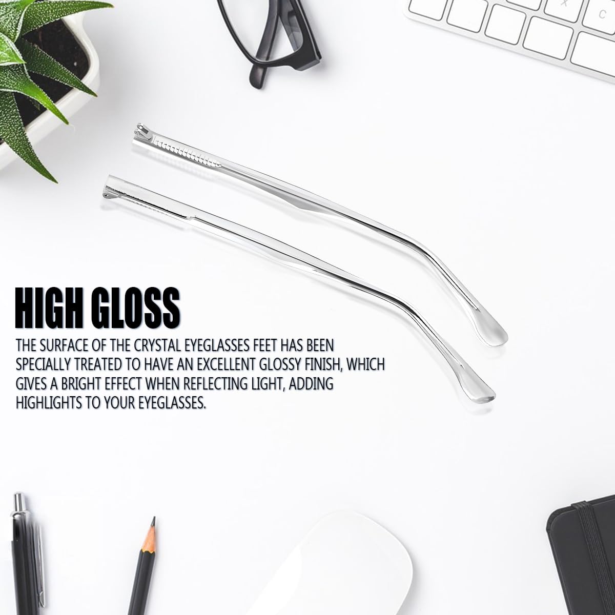 LNQ LUNIQI armature remplacement lunettes métal-stylet, style moderne et polyvalent.