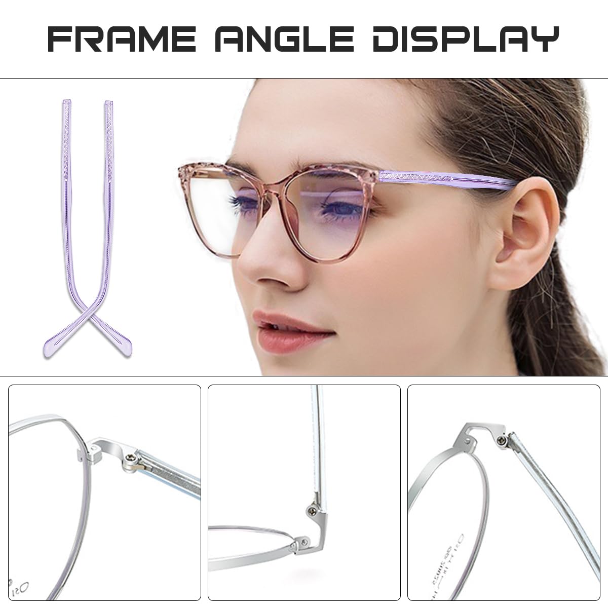 LNQ LUNQI kit réparation lunettes complet pour montage DIY.