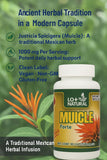 Justicia spicigera – plante Muicle LO+NATURAL visible dans la composition.