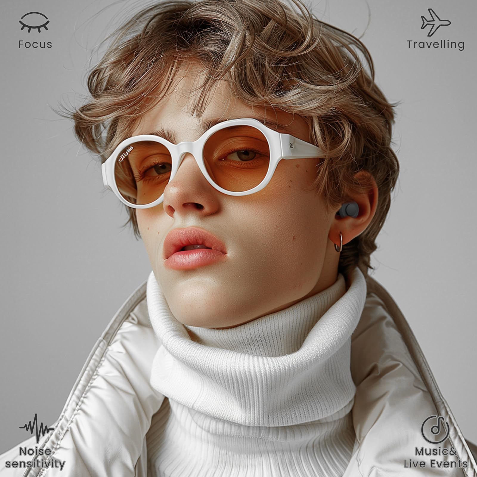 LOETRUY bouchons d'oreille kit accessoires complet pour concerts et déplacements