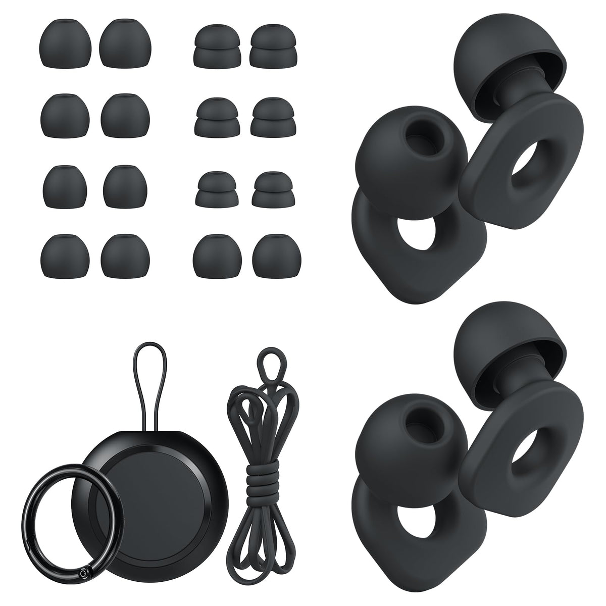 LOETRUY bouchons d'oreilles pour dormir, réduction du bruit pour repos