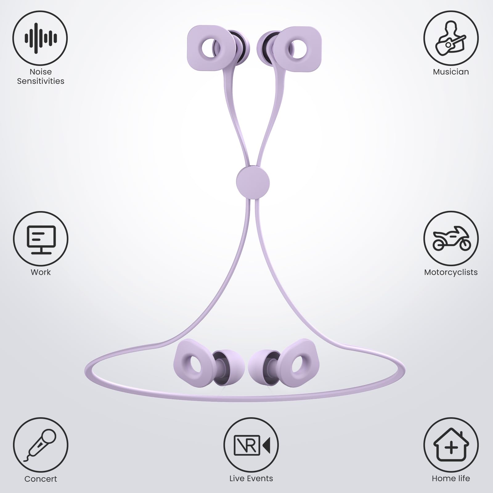 Bouchons LOETRUY en silicone: confort durable pour toute la journée.