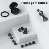 LOETRUY silicone doux, bouchons d'oreilles confort longue durée