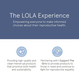 Paquet de 8 tampons Lola pratique et discret.