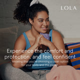 LOLA liners bords flexibles garantissant un ajustement confortable.