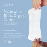 LOLA liners forme sablier offrant un confort discret.