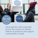 LOLA tampons pour usage quotidien, pratique et fiable.