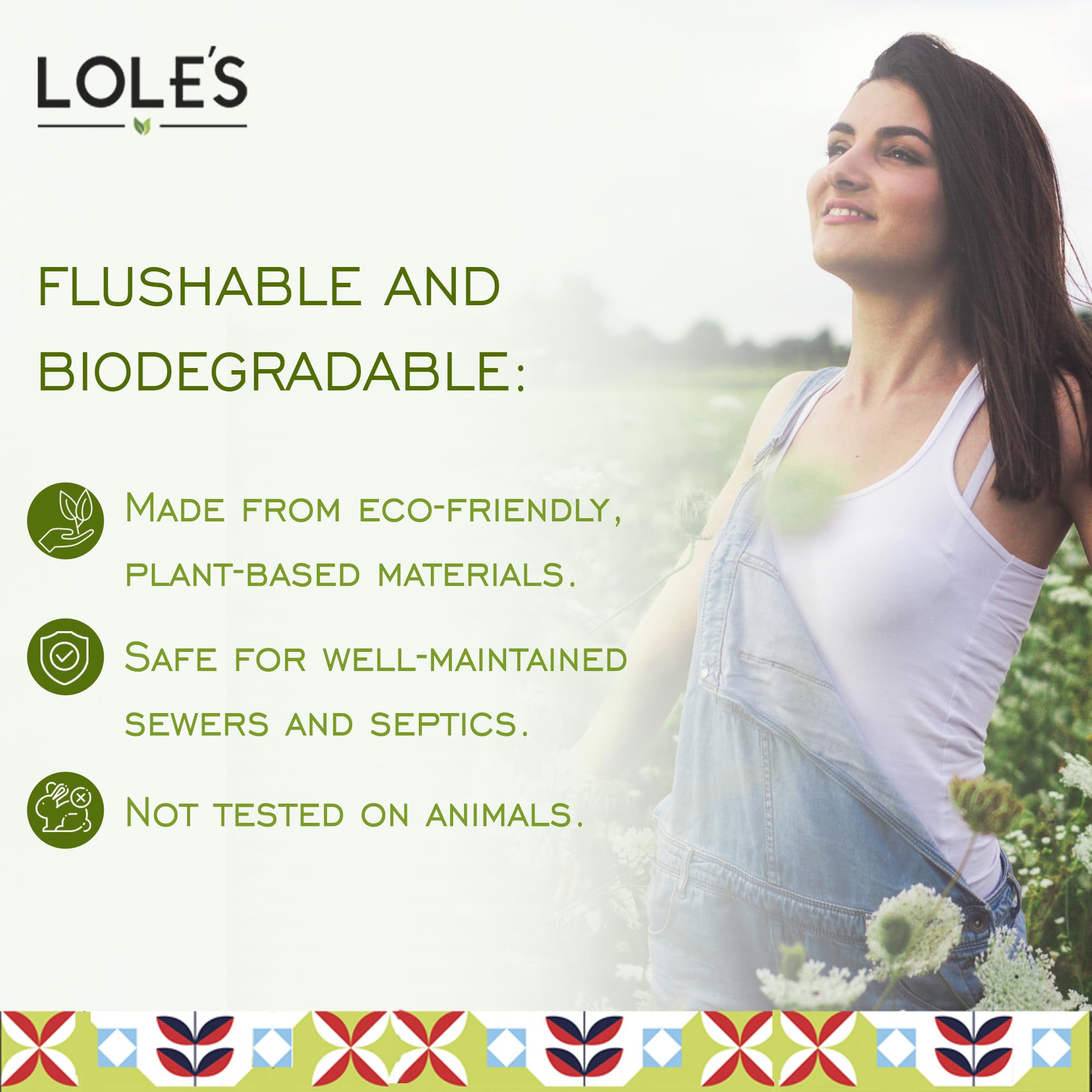 LOLE'S format compact, parfait pour rester frais en voyage ou en déplacement.