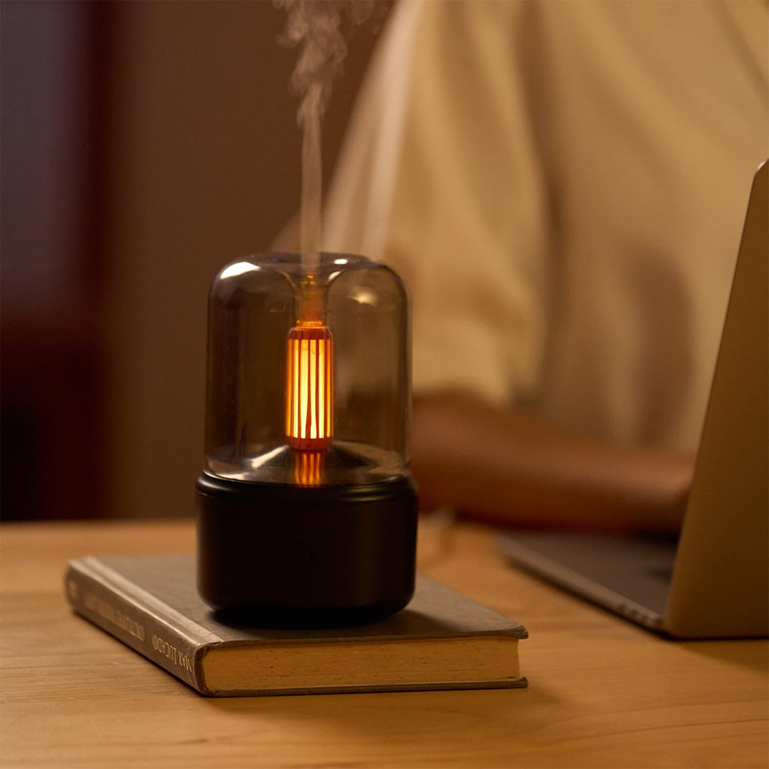 Diffuseur LONCIN design noir compact s’intègre à tout décor