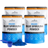 Poudre spiruline bleue Lone Star Botanicals en emballage, parfaite pour démarrer la journée avec couleur naturelle.