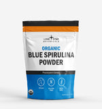 Poudre spiruline bleue Lone Star Botanicals — couleur naturelle adaptée aux smoothies.