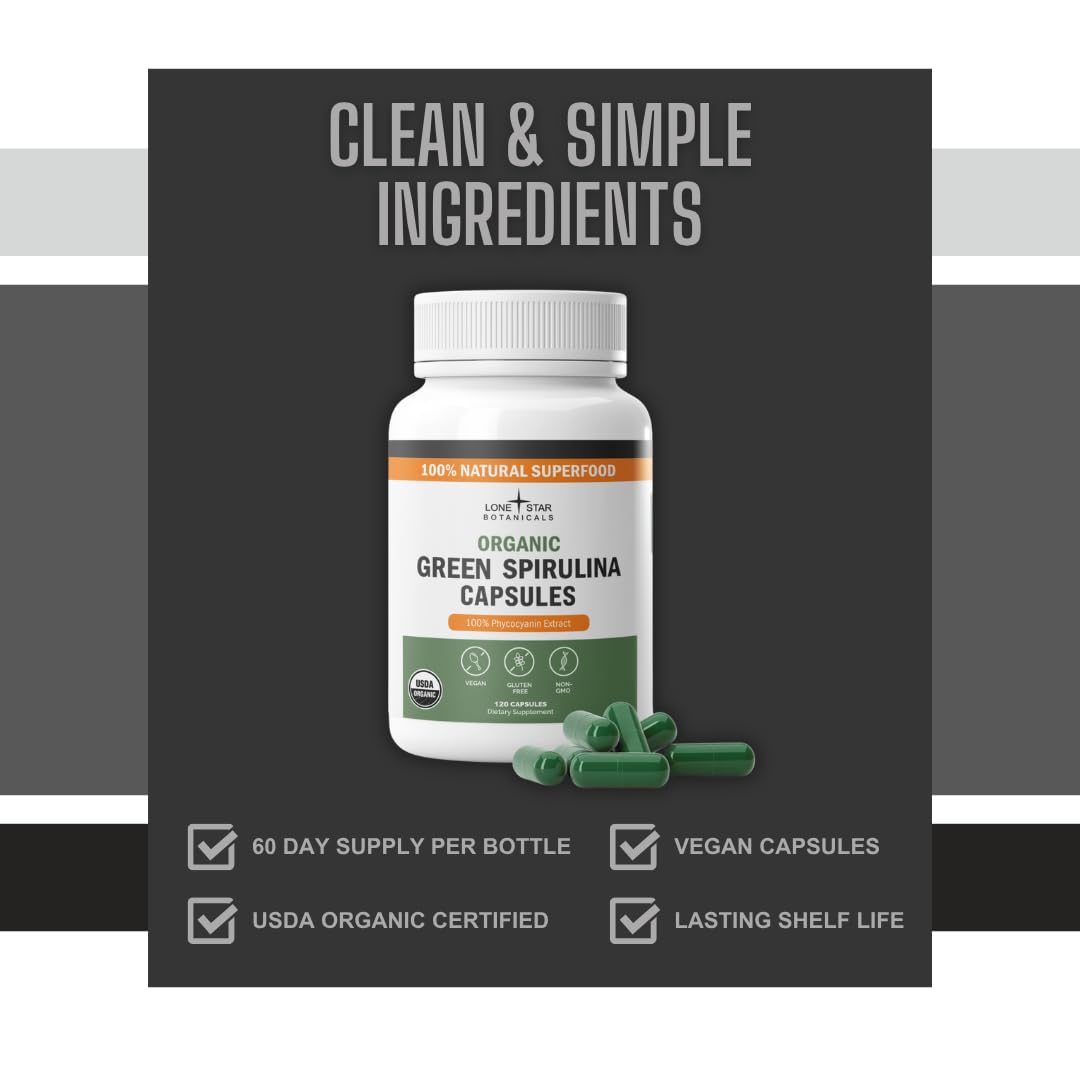 Usage quotidien simplifié grâce aux gélules spiruline vegan et sans gluten.