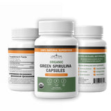 Capsules spiruline sans odeur de poisson, idéal pour vegan.