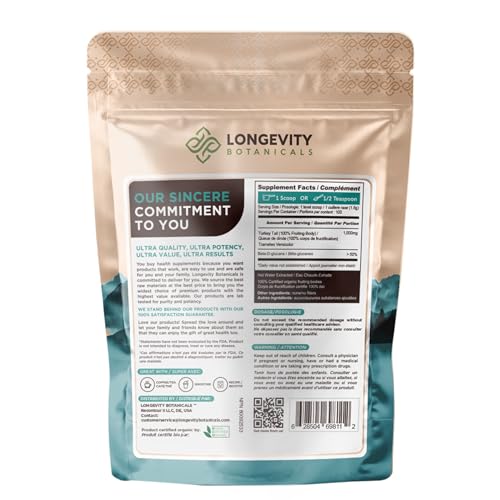 Longevity Botanicals Boîte 60 portions — utilisation durable.