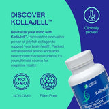 Longevity by Nature KollaJell: emballage compact facilitant la routine cognitive.