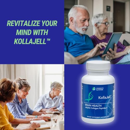 Longevity by Nature KollaJell: schéma cérébral montrant le soutien neural.