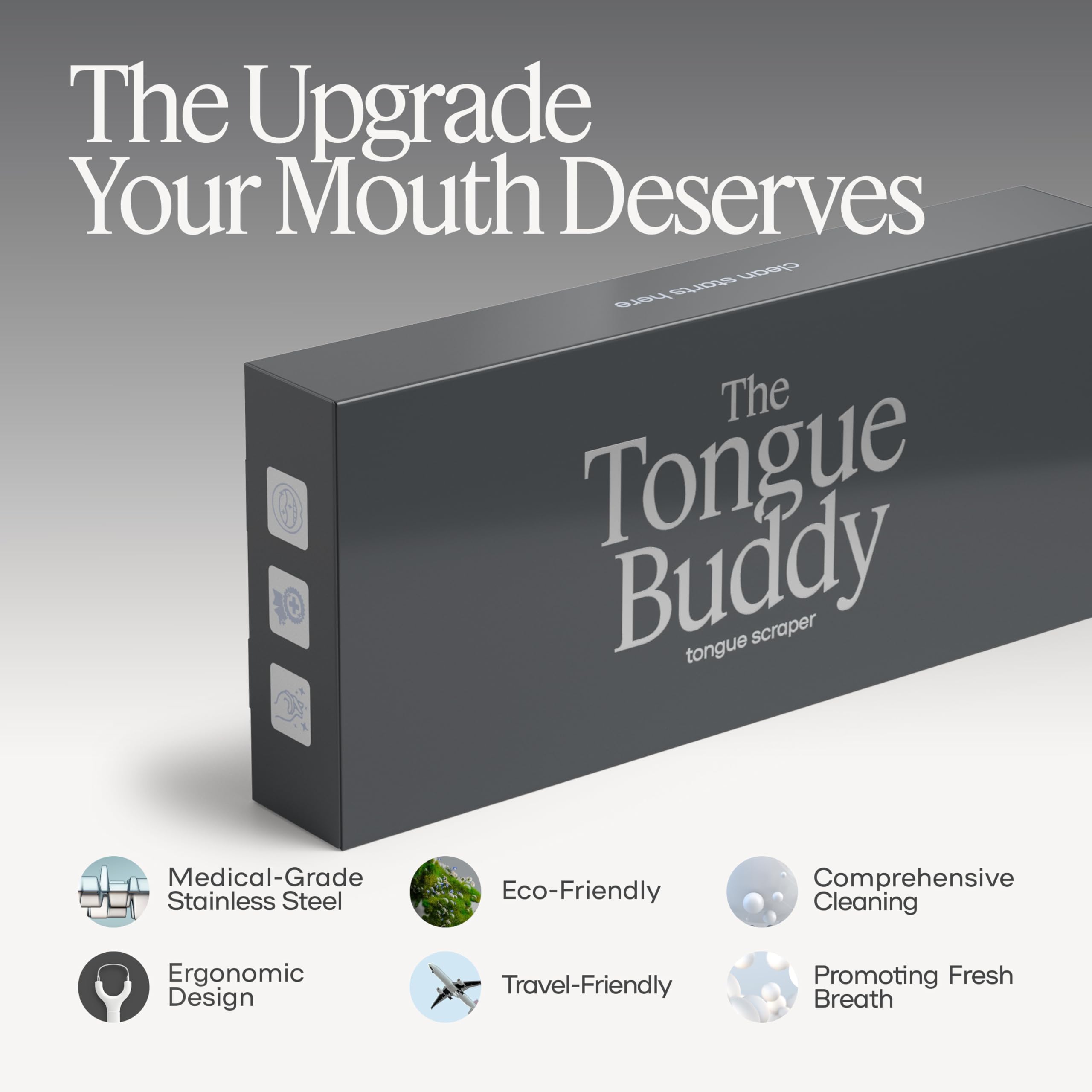 LONGEVITY LABS TheTongueBuddy – utilisation-rapide pour haleine fraîche en quelques secondes.