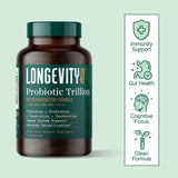 Longevity Rx Probiotic Trillion — illustration de la souche Bacillus AB-22 dans la formulation.