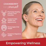 LongLifeNutri Cranberry Extrait – bouchon et flacon, prise facile.