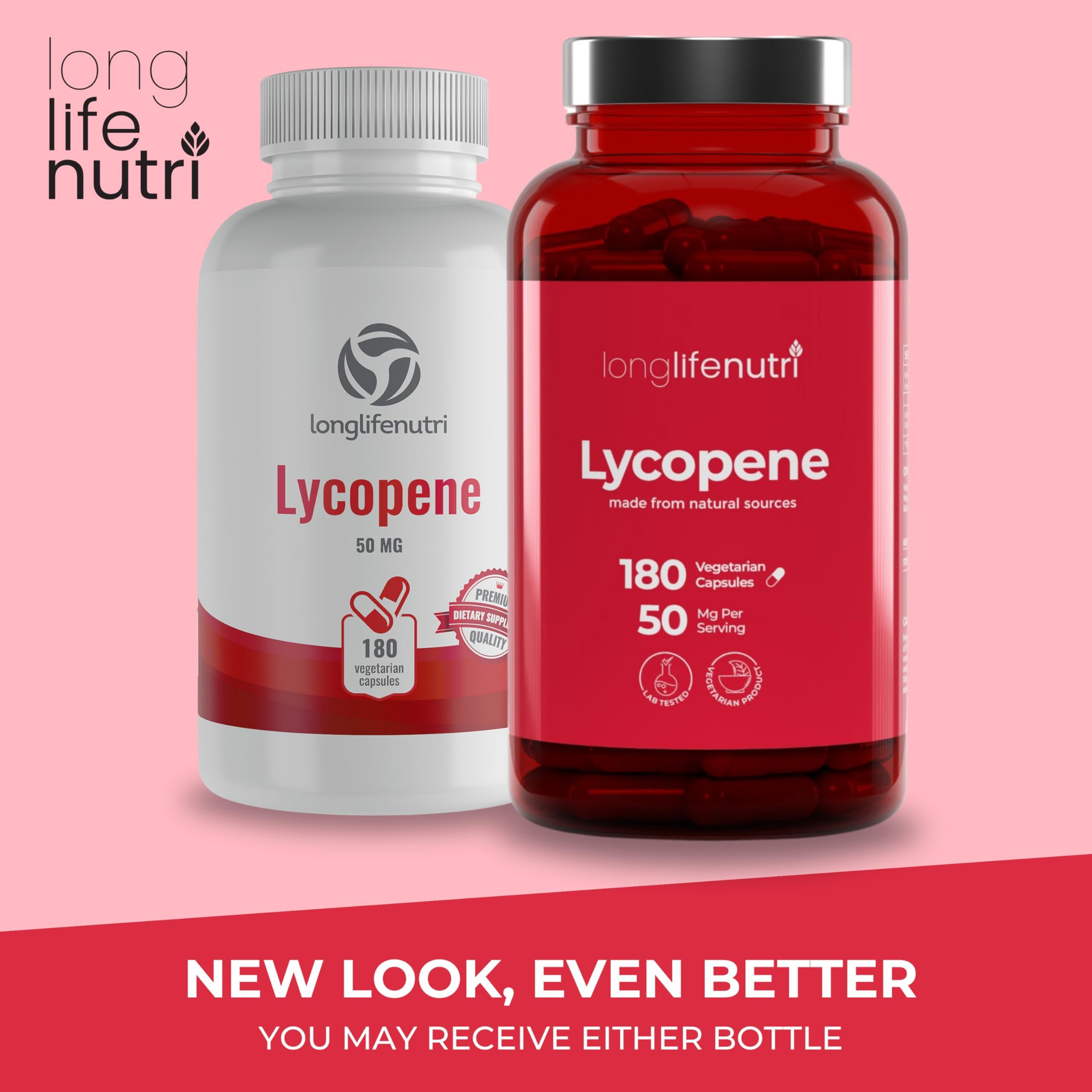 LongLifeNutri Lycopène ingrédients sans soja: formulation sûre