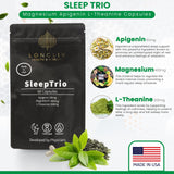 LongLiv Sleep Trio : gélules faciles à prendre, soutien potentiel au coucher.