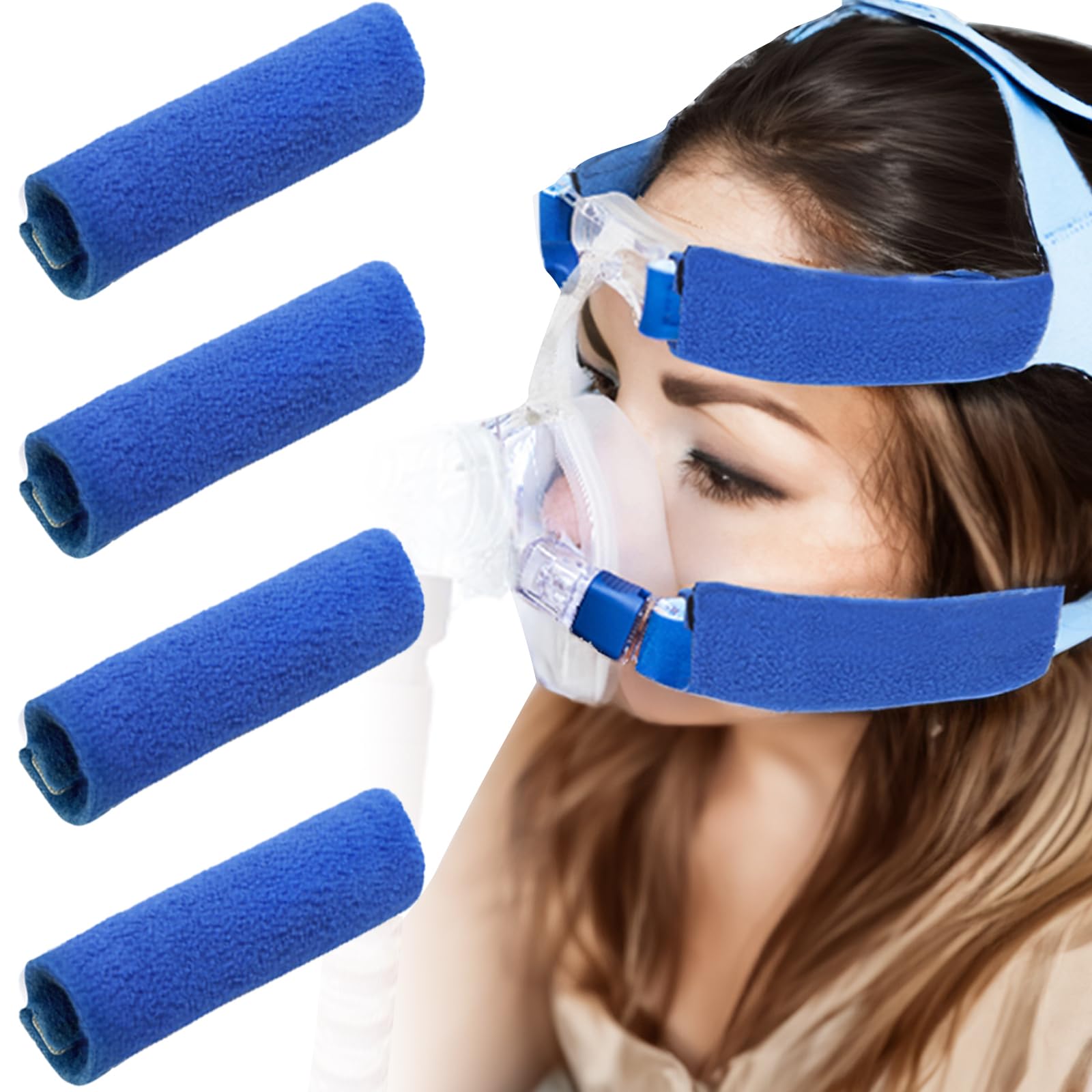 Housse Lonyeon pour sangles CPAP : confort doux pendant le sommeil.