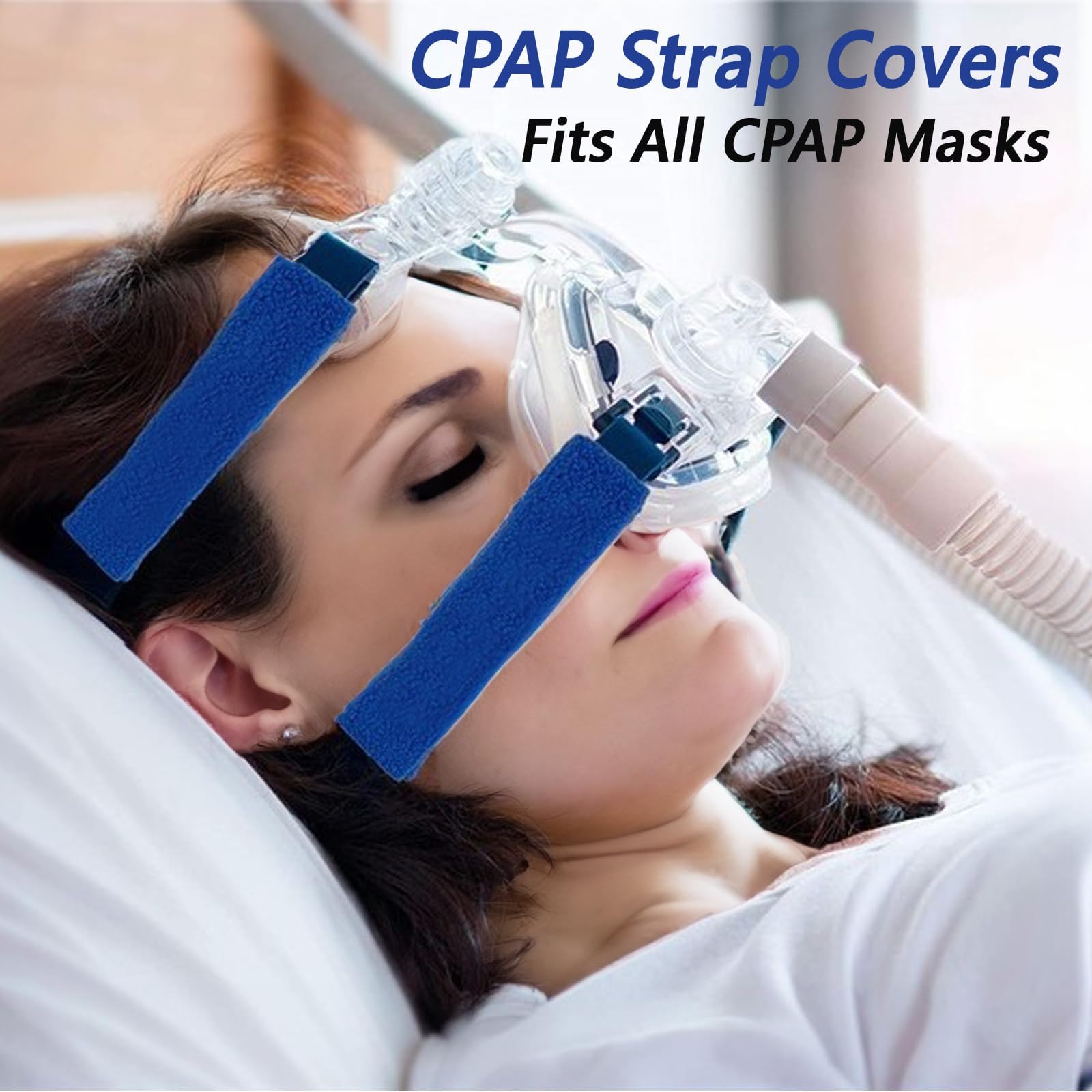 Housse Lonyeon compatible avec la plupart des masques CPAP et sangles.