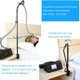 Support-tuyau LONYEON CPAP amovible, pratique pour le transport.