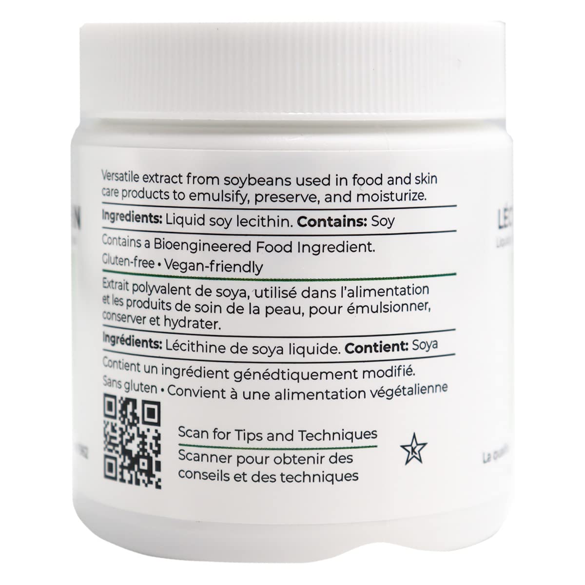 LorAnn Lecithine liquide appliquée au chocolat et caramel pour texture uniforme.