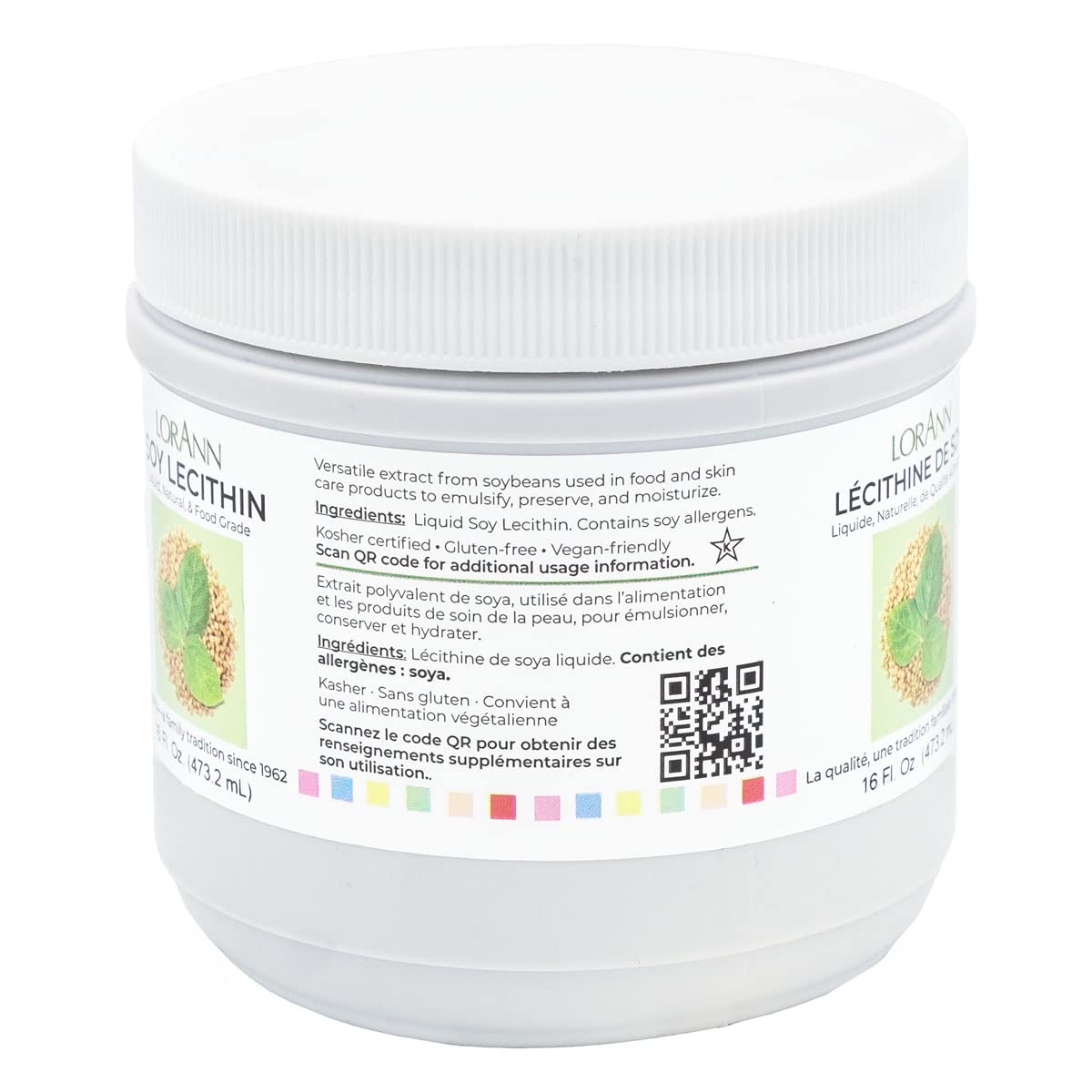 LorAnn Lecithine liquide versée pour des émulsions plus lisses.