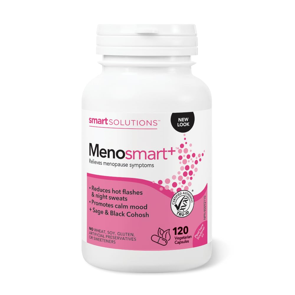 Lorna Vanderhaeghe Menosmart Plus — flacon; soutien potentiel des symptômes.