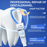 Loske Hydroxyapatite - traînée sur une dent, protection de l'émail et fraîcheur.