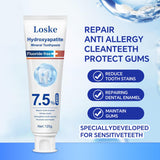 Loske Hydroxyapatite - pâte en gros plan, action reminéralisante en douceur.