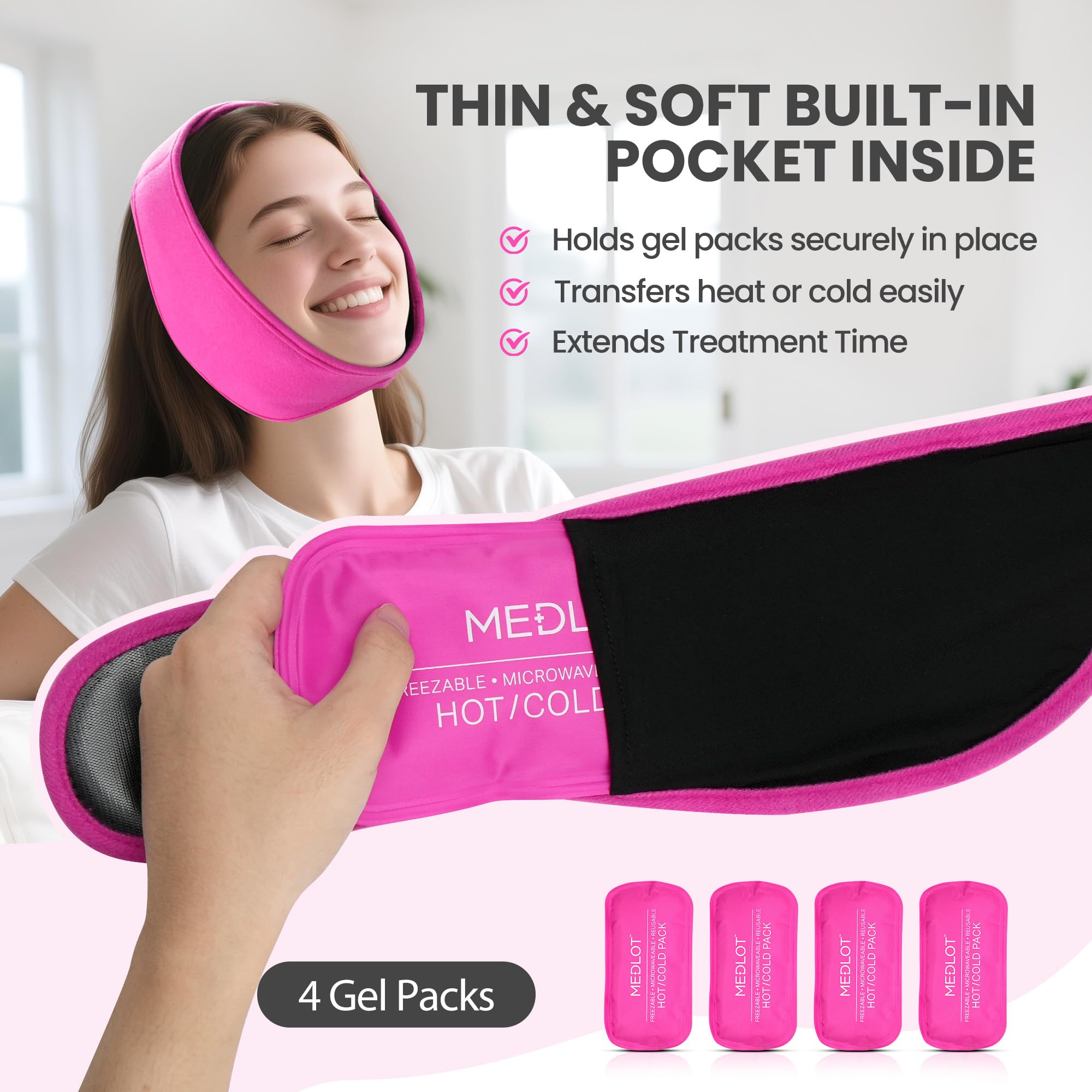 LotFancy thérapie froid/chaud: options froid et chaleur pour les soins faciaux