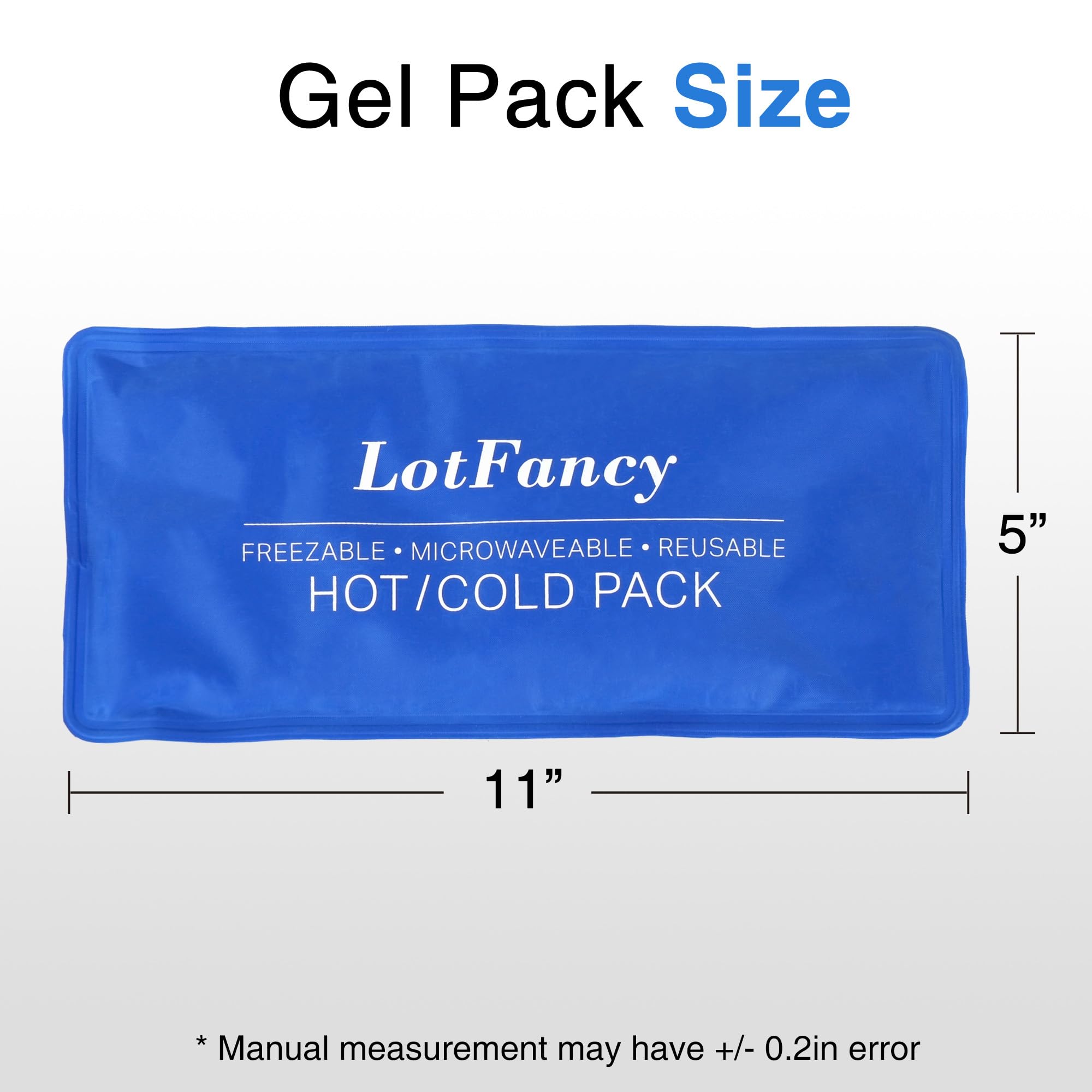 LotFancy compresse-gel chaud-froid adaptée pour thérapies à domicile.