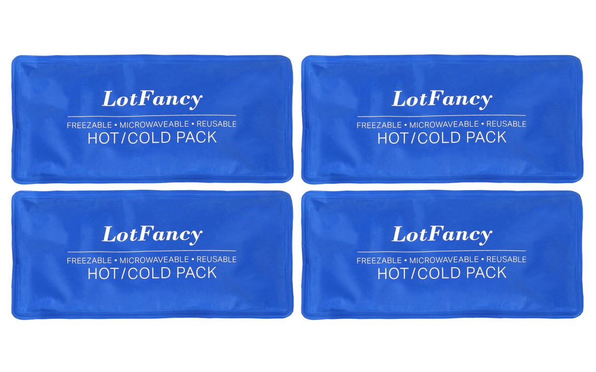 LotFancy compresse-gel pliable appliquée sur articulations pour confort potentiel.