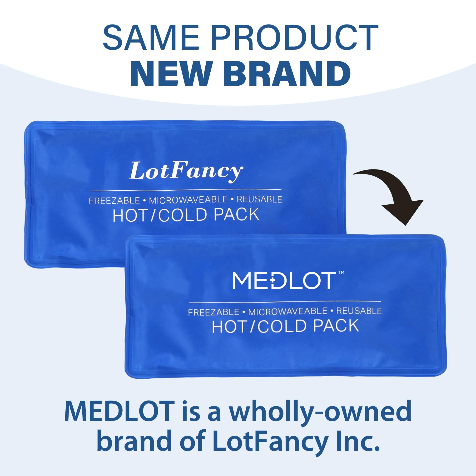 LotFancy compresse-gel usage domicile, idéale pour les soins quotidiens.