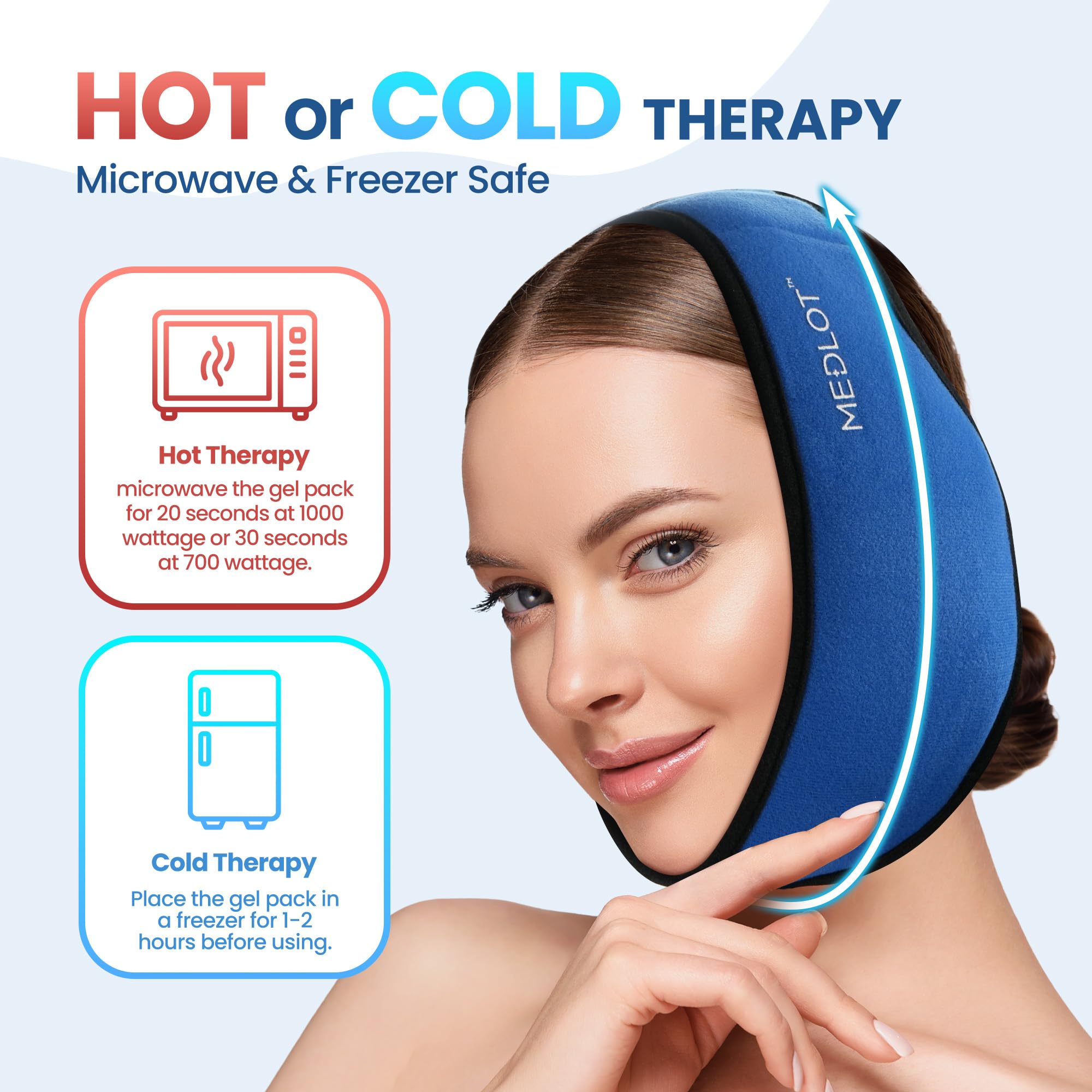 LotFancy design mains-libres visage: restez libre pendant vos activités.