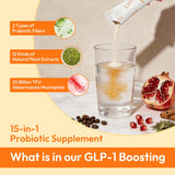 LOTFLY GLP-1, poudre prête à être mélangée facilement dans une boisson.