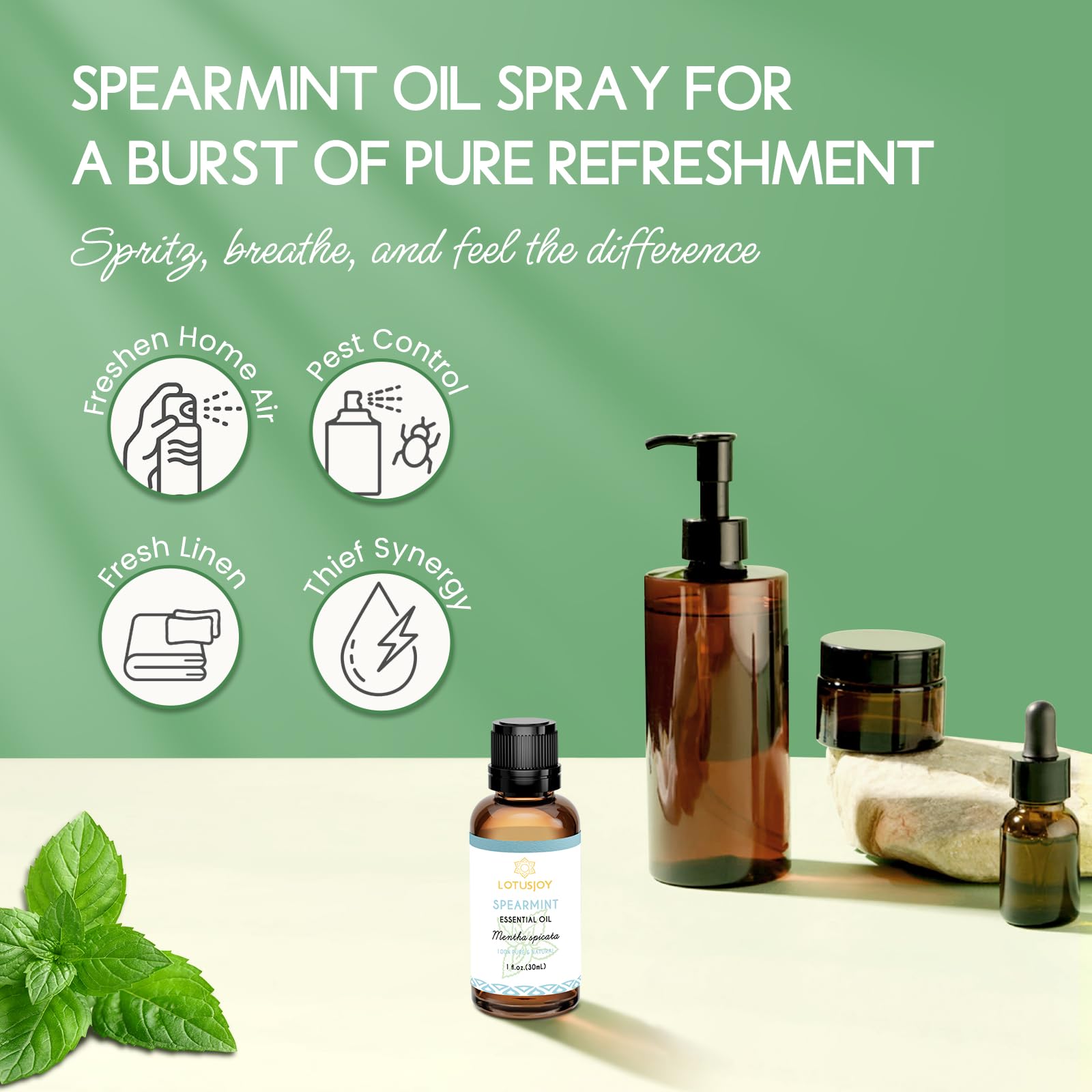 LOTUSJOY soin visage menthe verte — crème ou gel enrichi naturel.