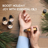 LOTUSJOY huile essentielle aiguilles de pin - massage relaxant dilué avec une huile porteuse.