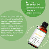 LOTUSJOY Vetiver: diffuseur prêt à créer une atmosphère relaxante