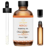 LotusJoy huile Neroli – bouteille ambrée, diffusion douce et pure