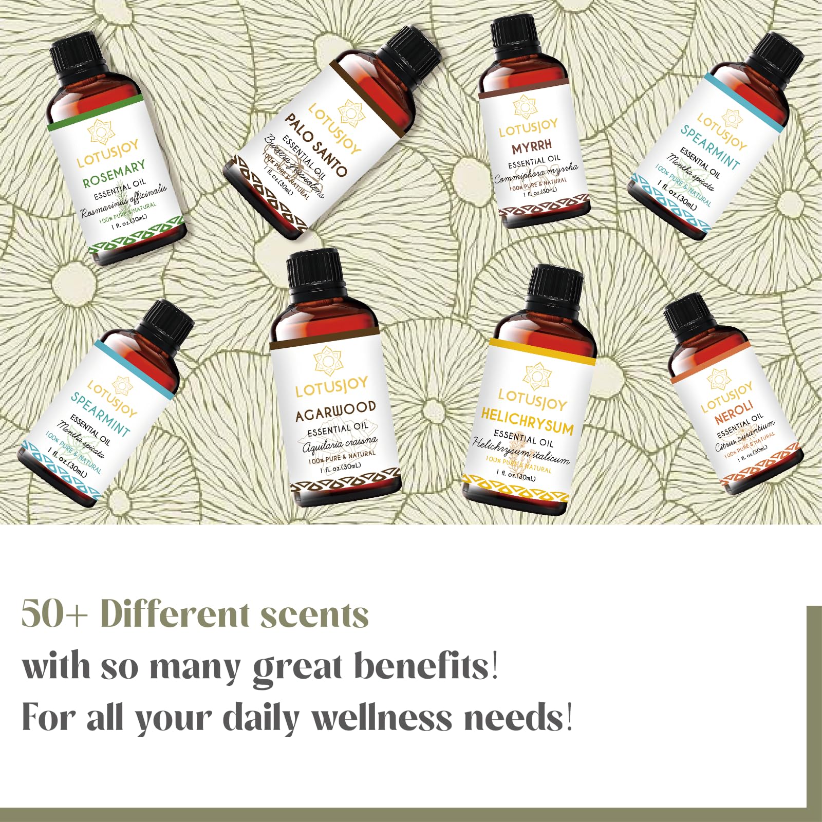 LOTUSJOY savon artisanal menthe verte — nettoyant doux et parfum agréable.