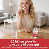 Illustration Loudsay montrant l’usage des gélules pour la digestion.