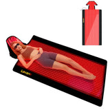 Lovank matelas lumière rouge pour tout le corps, détente après l'effort.