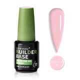 Love easy Gel Builder Base rose bébé pour une base solide et durable.