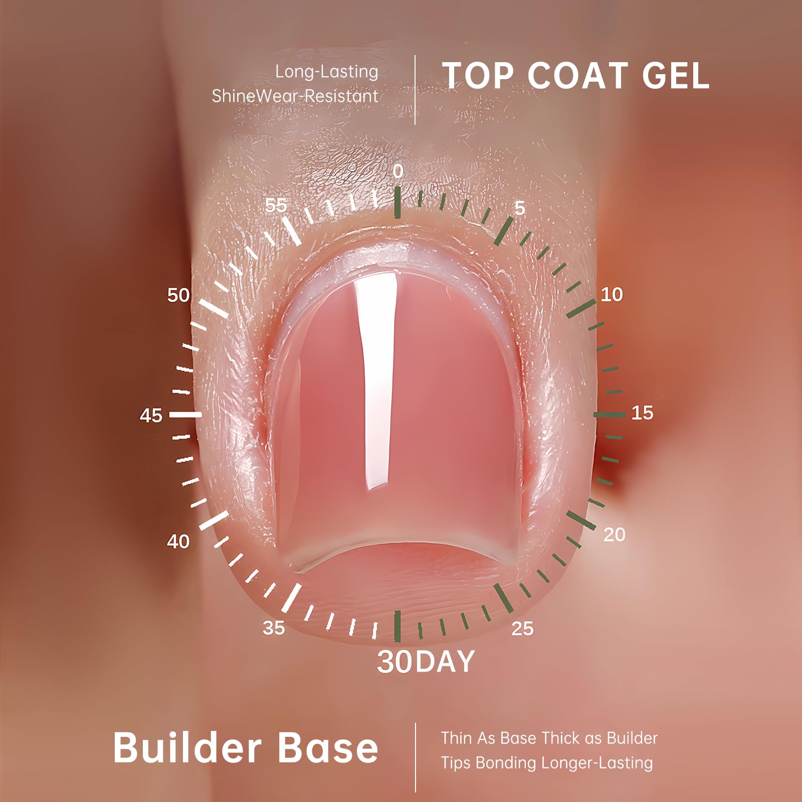 Love easy Gel Builder renforce les ongles fragiles avec souplesse.
